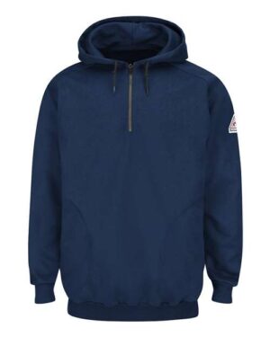 Men's Flame Resistant Quarter-Zip Hooded Sweatshirt