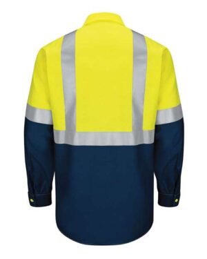 Alternative view of Men's Enhanced & Hi-Visibility Long Sleeve Work Shirt