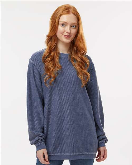 Unisex Corded Crewneck Sweatshirt - Image 14