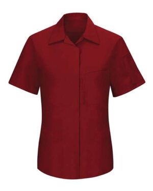 Women's Performance Plus Short Sleeve Shop Shirt with Oilblok Technology