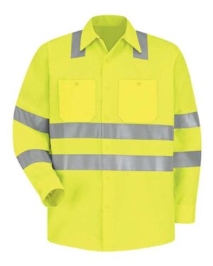 Men's Tall High Visibility Work Shirt