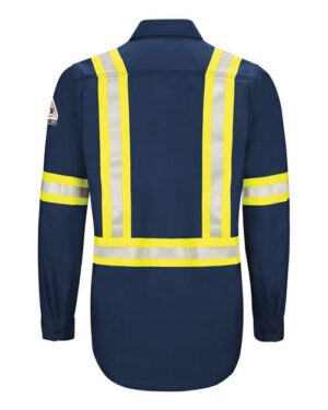 Alternative view of Men's Tall iQ Series® Endurance Enhanced-Vis Work Shirt