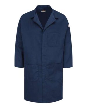 Men's Concealed Snap Front Lab Coat - EXCEL FR® ComforTouch® - 6 oz.