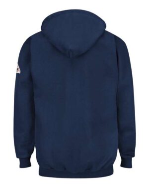 Alternative view of Men's Tall Flame Resistant Quarter-Zip Hooded Sweatshirt