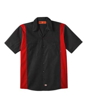 Alternative view of Men's Industrial Colorblocked Short Sleeve Shirt