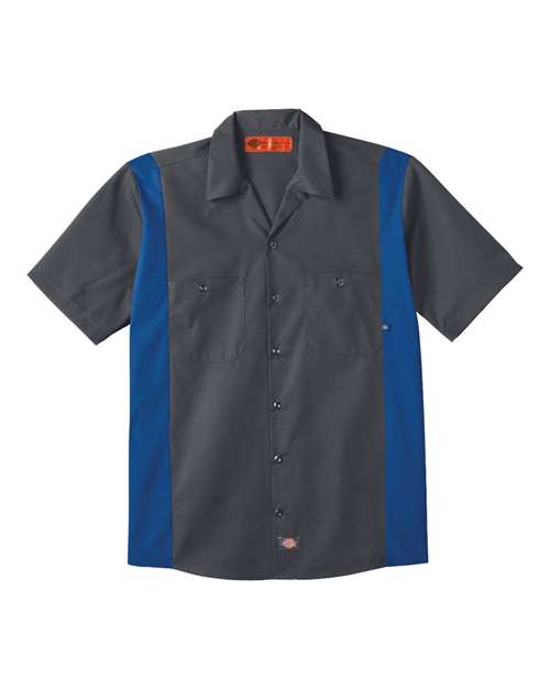 Men's Tall Industrial Colorblocked Short Sleeve Shirt - Image 2