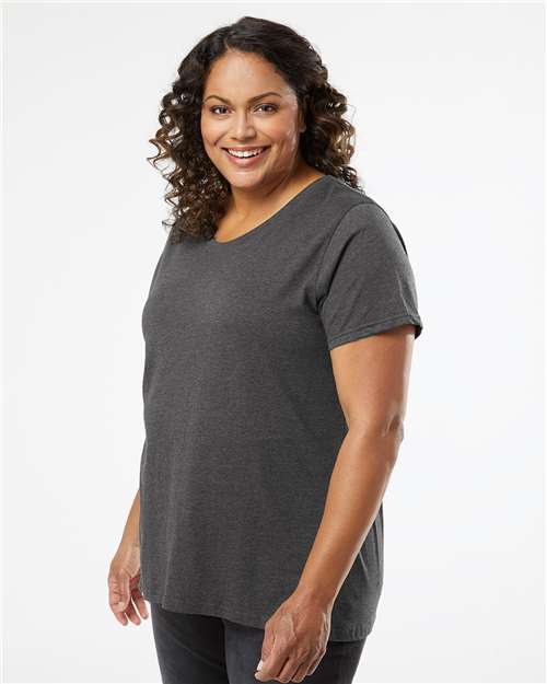 Women's Curvy Collection Fine Jersey Tee - Image 26