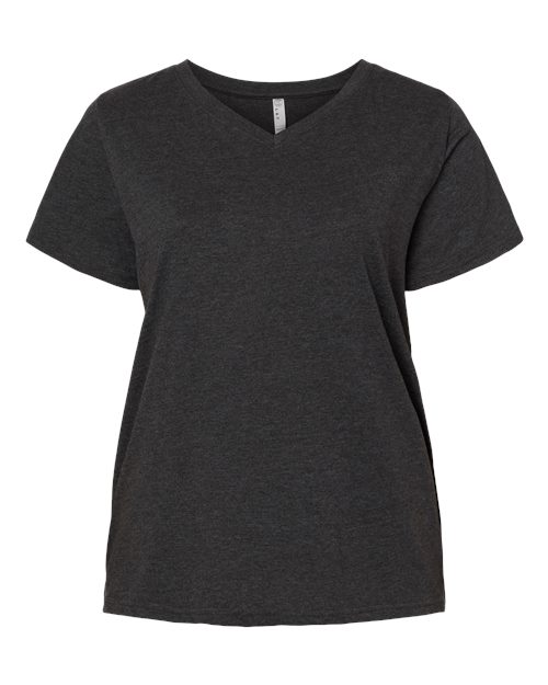 Women's Curvy Collection Fine Jersey V-Neck Tee - Image 25