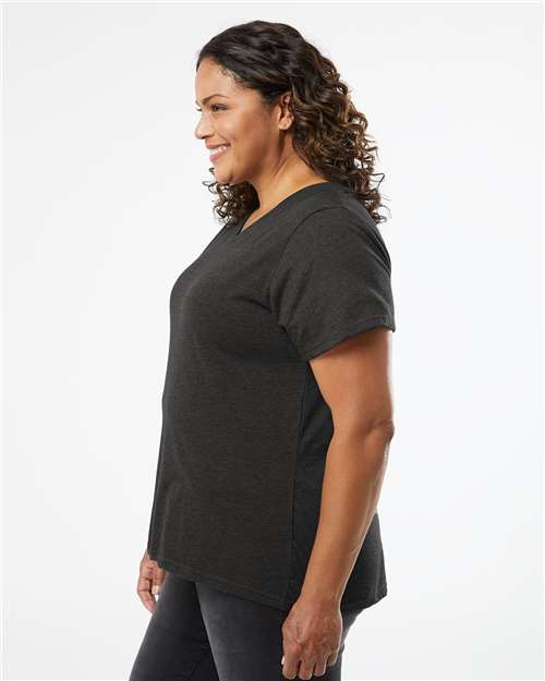 Women's Curvy Collection Fine Jersey V-Neck Tee - Image 29