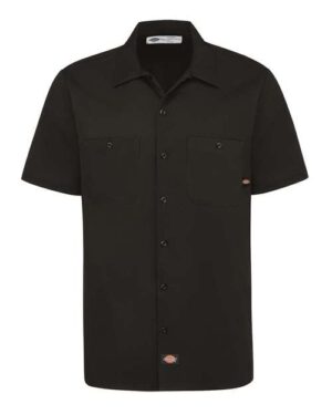 Men's Industrial Short Sleeve Cotton Work Shirt