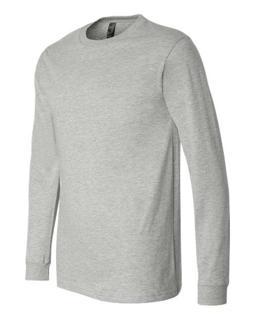 Heather CVC Long Sleeve Tee - Image 4