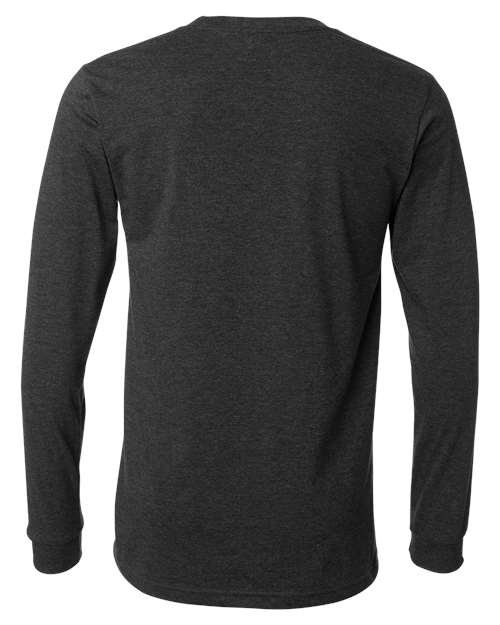Heather CVC Long Sleeve Tee - Image 9
