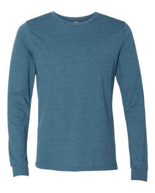 Heather CVC Long Sleeve Tee - Image 45