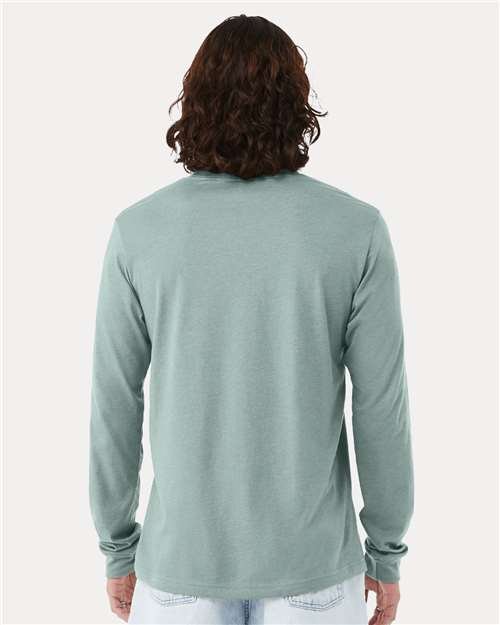 Heather CVC Long Sleeve Tee - Image 56
