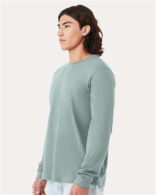 Heather CVC Long Sleeve Tee - Image 55