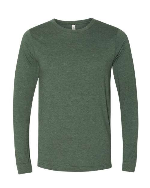 Heather CVC Long Sleeve Tee - Image 57