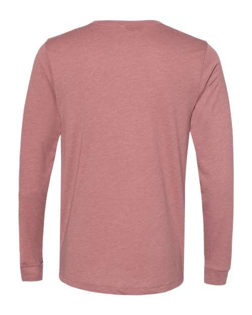 Heather CVC Long Sleeve Tee - Image 73