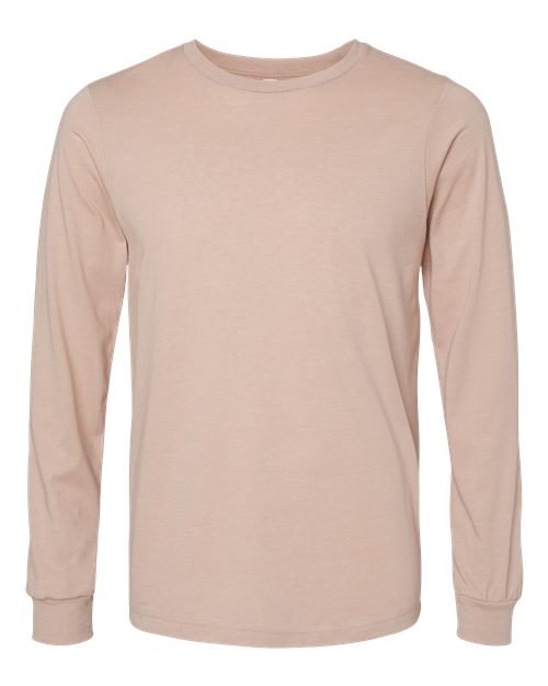 Heather CVC Long Sleeve Tee - Image 117