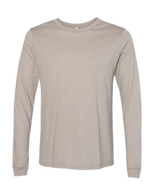 Heather CVC Long Sleeve Tee - Image 129