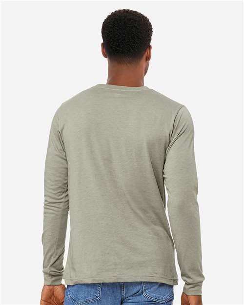 Heather CVC Long Sleeve Tee - Image 134