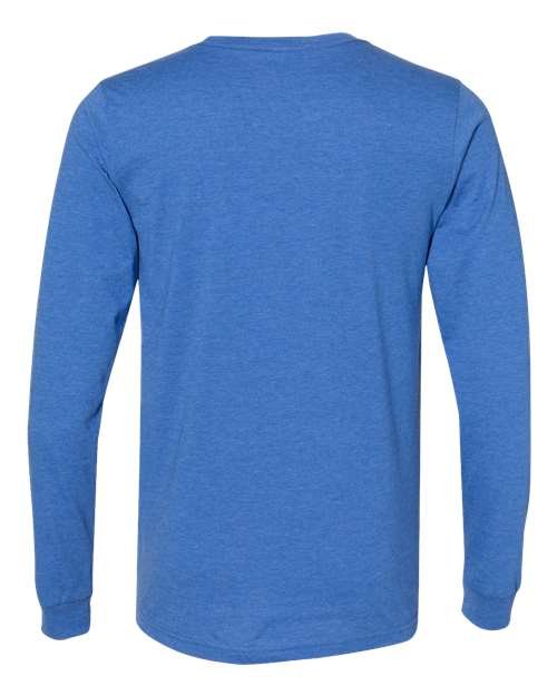 Heather CVC Long Sleeve Tee - Image 136