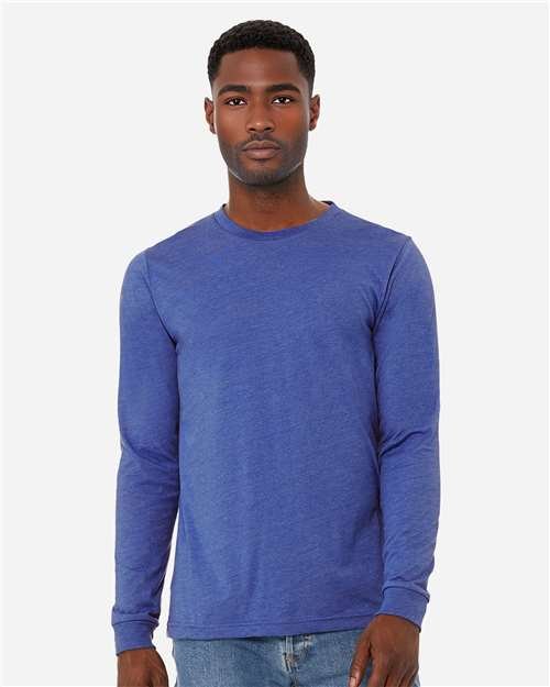 Heather CVC Long Sleeve Tee - Image 138