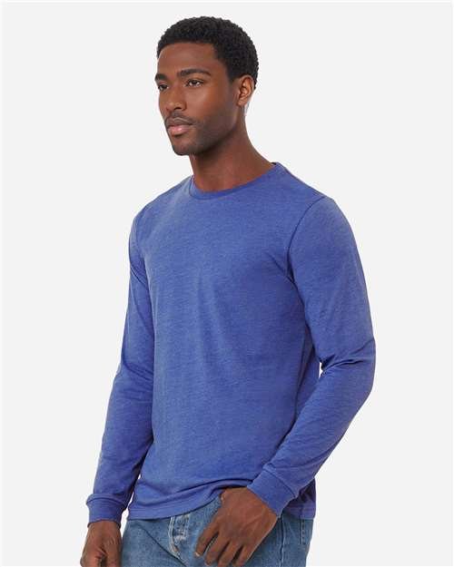 Heather CVC Long Sleeve Tee - Image 139