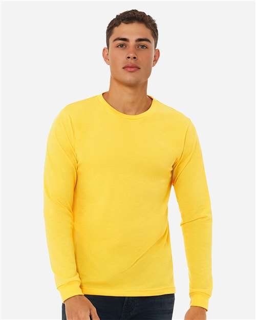 Heather CVC Long Sleeve Tee - Image 144