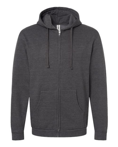 Unisex Full-Zip Hooded Sweatshirt - Image 14