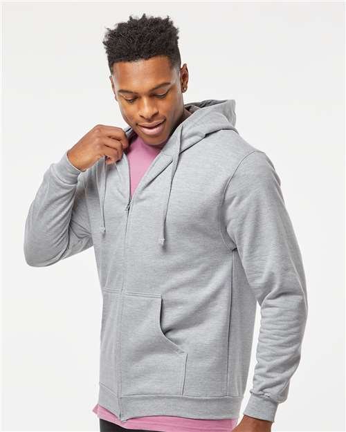 Unisex Full-Zip Hooded Sweatshirt - Image 36