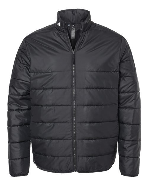 Men's 3-Stripes Puffer Full-Zip Jacket