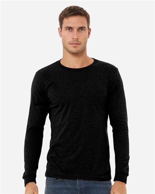 Heather CVC Long Sleeve Tee - Image 150