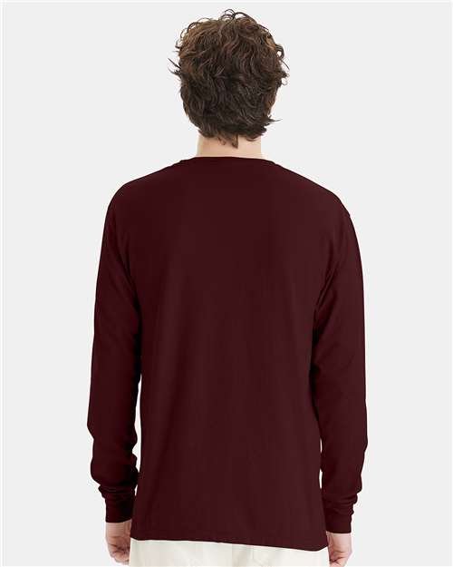 Unisex Garment-Dyed Long Sleeve T-Shirt - Image 93