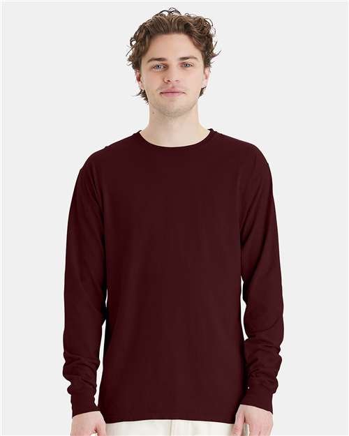 Unisex Garment-Dyed Long Sleeve T-Shirt - Image 91