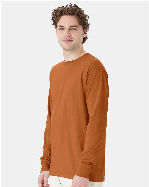 Unisex Garment-Dyed Long Sleeve T-Shirt - Image 168