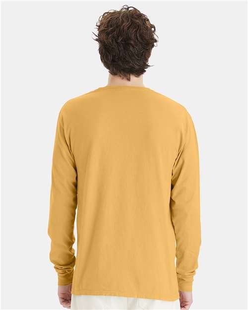 Unisex Garment-Dyed Long Sleeve T-Shirt - Image 13