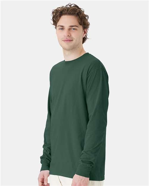 Unisex Garment-Dyed Long Sleeve T-Shirt - Image 60