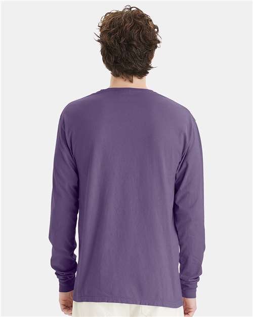 Unisex Garment-Dyed Long Sleeve T-Shirt - Image 79