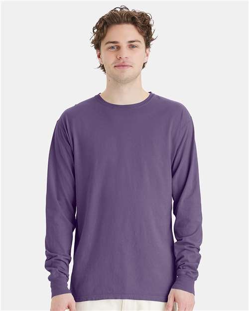 Unisex Garment-Dyed Long Sleeve T-Shirt - Image 77