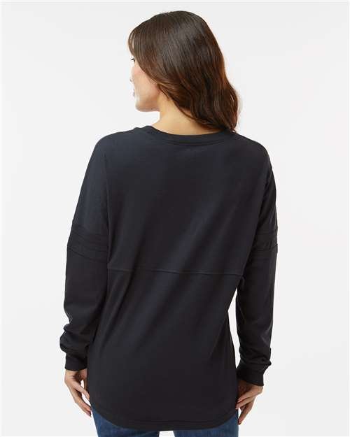 Women's Pom Pom Long Sleeve Jersey T-Shirt - Image 6