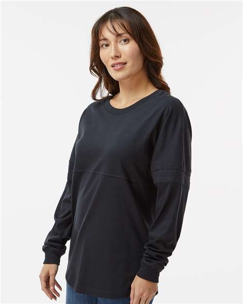 Women's Pom Pom Long Sleeve Jersey T-Shirt - Image 5