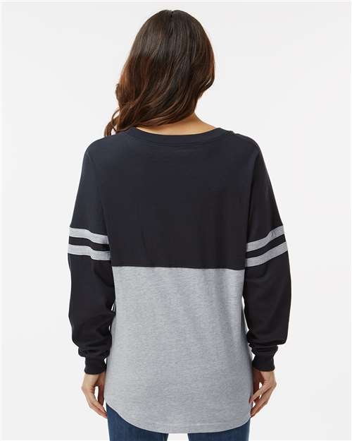 Women's Pom Pom Long Sleeve Jersey T-Shirt - Image 13