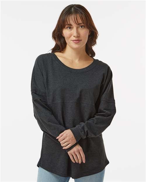 Women's Pom Pom Long Sleeve Jersey T-Shirt - Image 17
