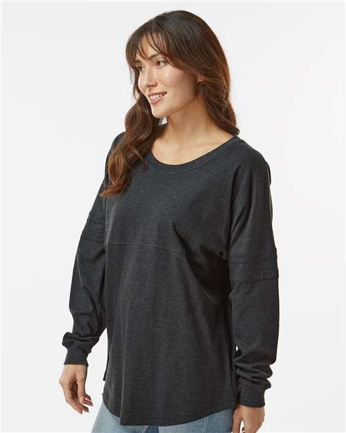 Women's Pom Pom Long Sleeve Jersey T-Shirt - Image 18