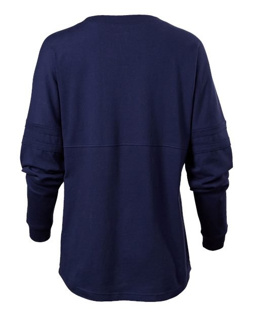 Women's Pom Pom Long Sleeve Jersey T-Shirt - Image 43