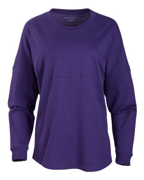 Women's Pom Pom Long Sleeve Jersey T-Shirt - Image 60