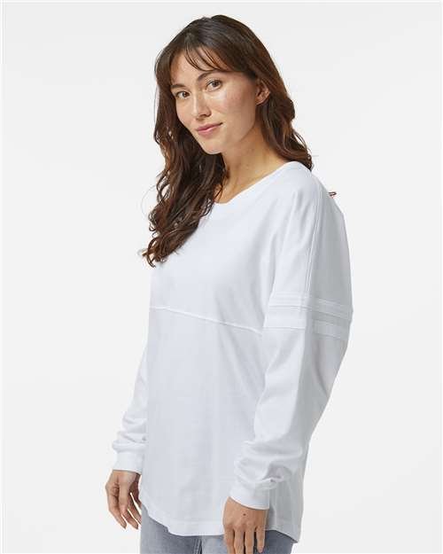 Women's Pom Pom Long Sleeve Jersey T-Shirt - Image 72