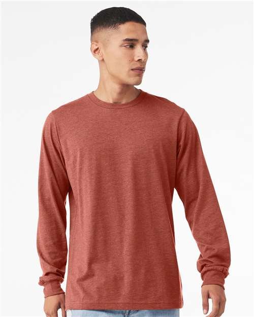 Heather CVC Long Sleeve Tee - Image 30
