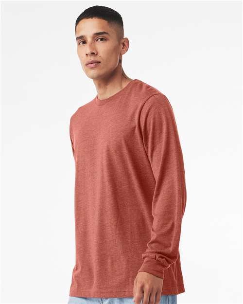 Heather CVC Long Sleeve Tee - Image 31