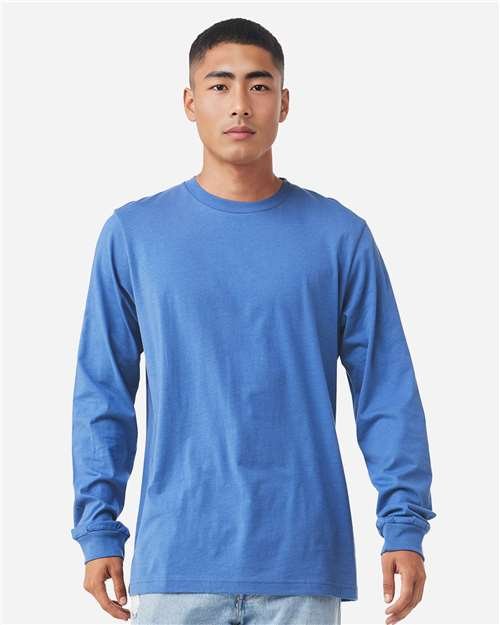 Heather CVC Long Sleeve Tee - Image 36